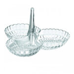 bandeja para entremeses transparente tiffany