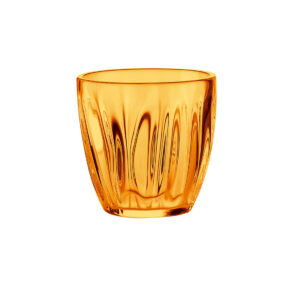 vaso naranja 0.35 l d9x9.2 cm aqua