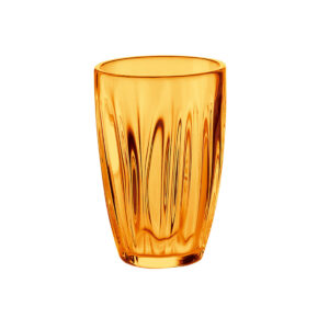 vaso naranja 0.46 l d9x12,5 cm aqua