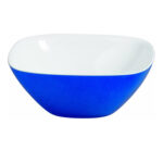 tazón 12 x 12 x h 5 cm 200 cc / 7 oz cm ‘vintage’ bicolor azul cobalto