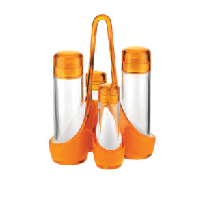 menage bicolor ''mirage'' h 24 cm naranja