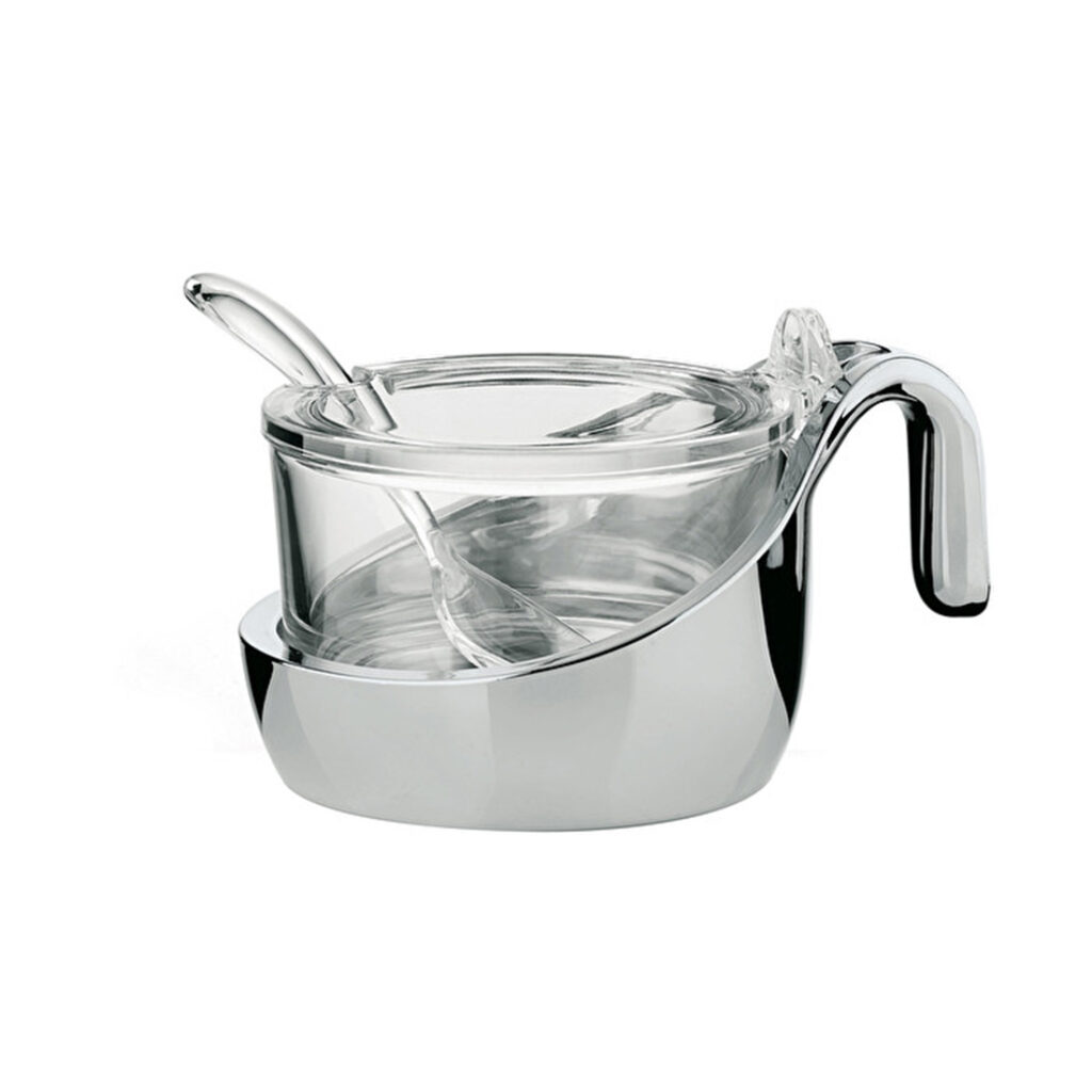 quesera bicolor con cucharilla look