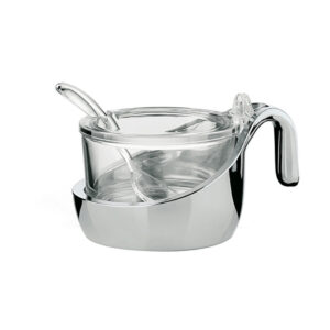 quesera bicolor con cucharilla look