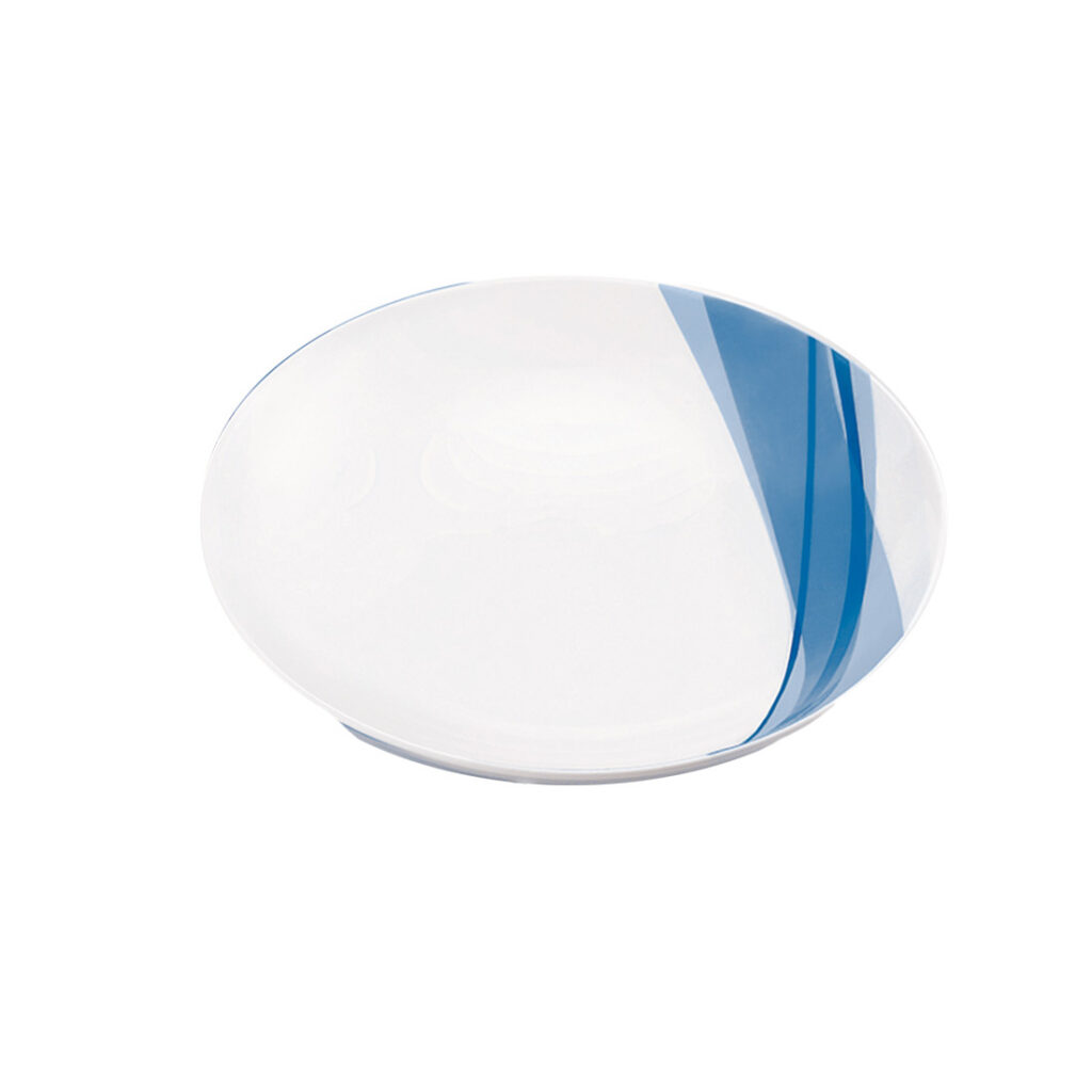 plato sopero ”aqua” azul mediterraneo