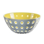 contenedor gris amarillo d 25 cm le murrine