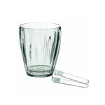 hielera con pinzas 1500cc h 16 cm aqua transparente