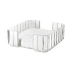 servilletero transparente 19.6×19.6×8.4 cm grace