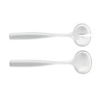 juego de cubiertos para ensalada transparente 28 cm grace