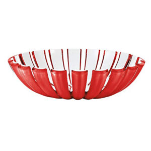 cesta rojo d 25 h 6.5 cm grace