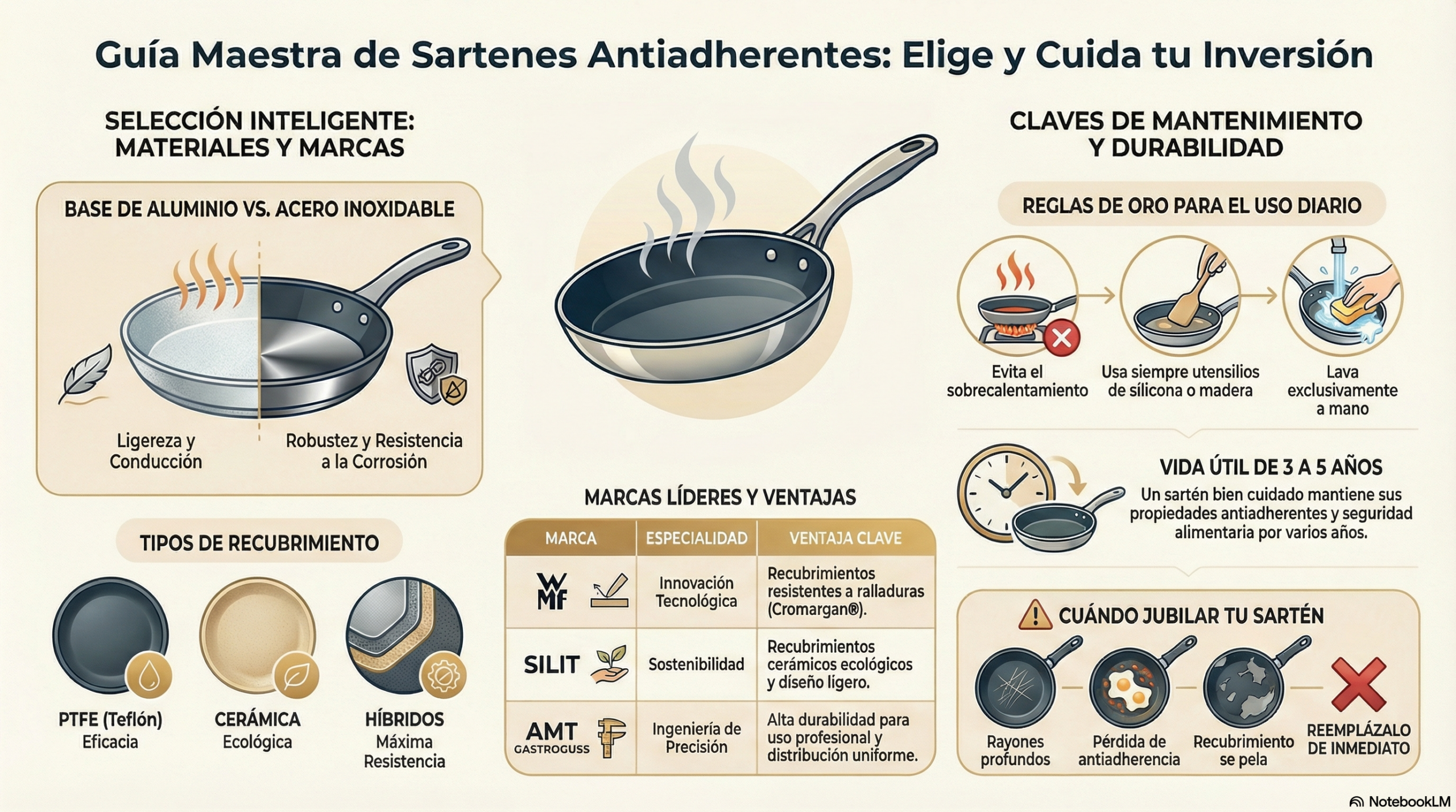 Guía Maestra de Sartenes Antiadherentes