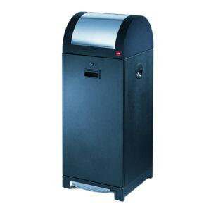 contenedor de residuos ”profiline wsb design 70p” chapa de acero galvanizado batiente acero