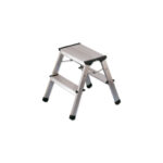 escalera plegable aluminio con 2×2 peldaños l90 step-ke