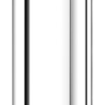 contenedor de residuos rectangular 60l 34x26xh72 cm big box 60 tapa plastico negro acero inox.