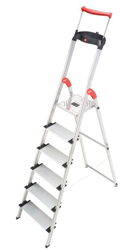 Escalera profistep xxl peldaños anchos redondeados, HAILO