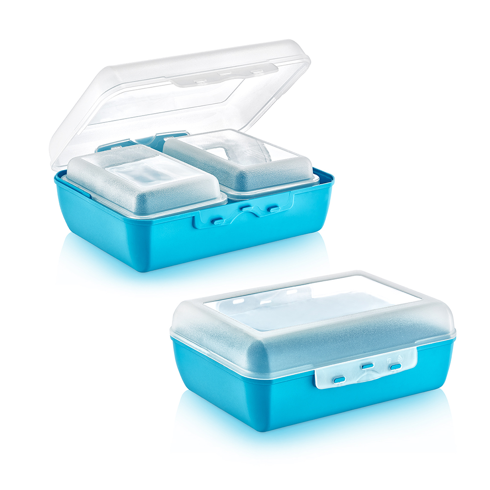 Set de contenedor para lunch de 3 piezas PlastArt