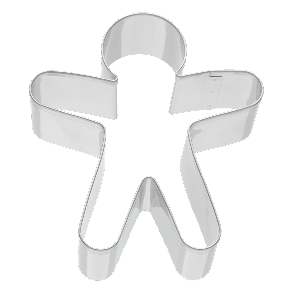 cortador de galleta muneco de jengibre merry christmas kaiser