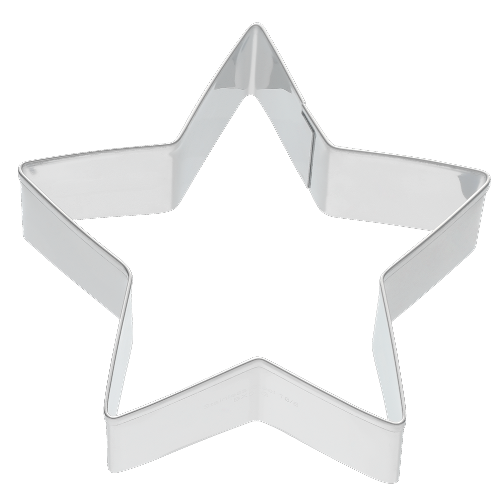 cortador de galleta figura estrella merry christmas kaiser