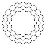 cortador para galletas red con ondas 3 pzs cookie cutters kaiser