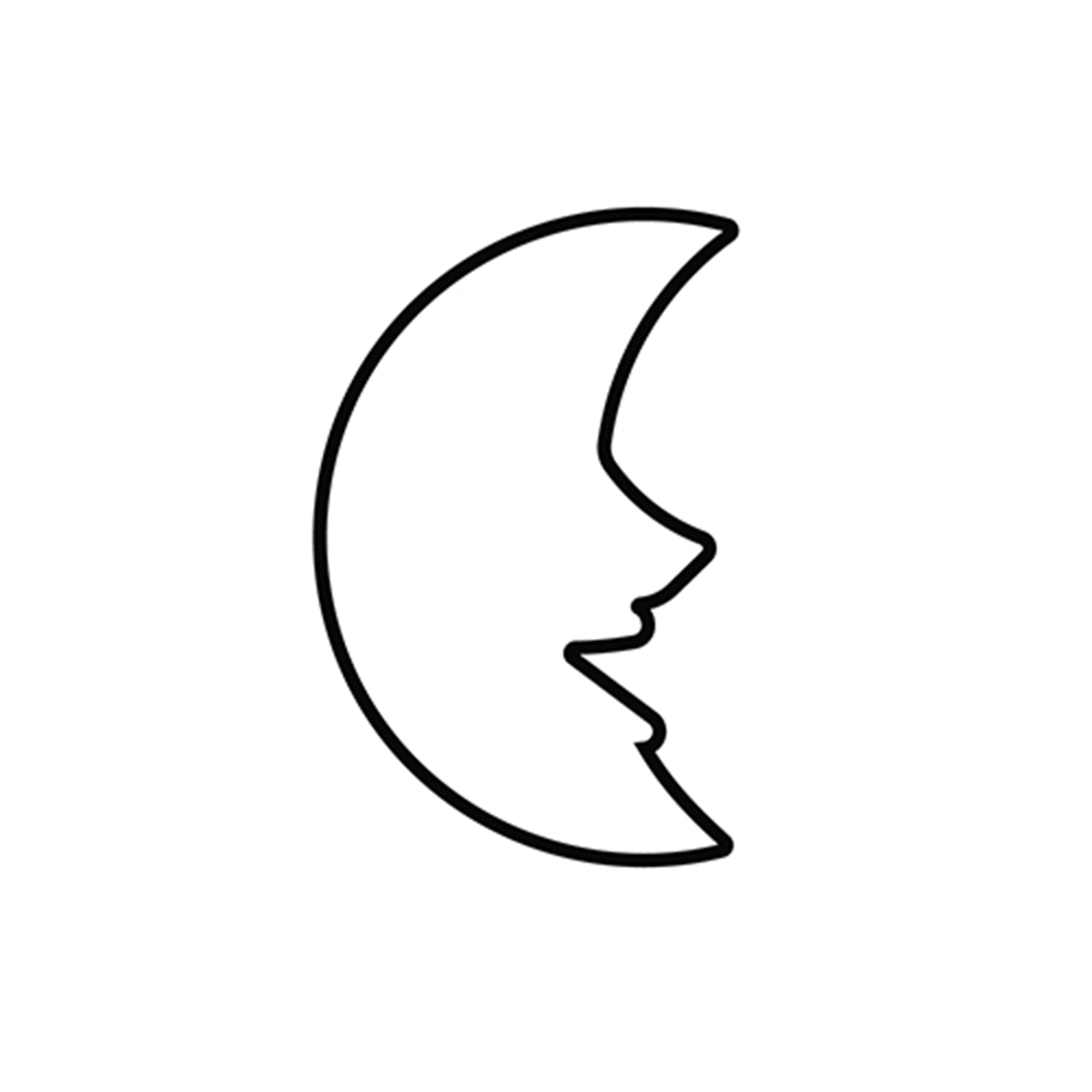 molde cortador para galleta luna christmas kaiser