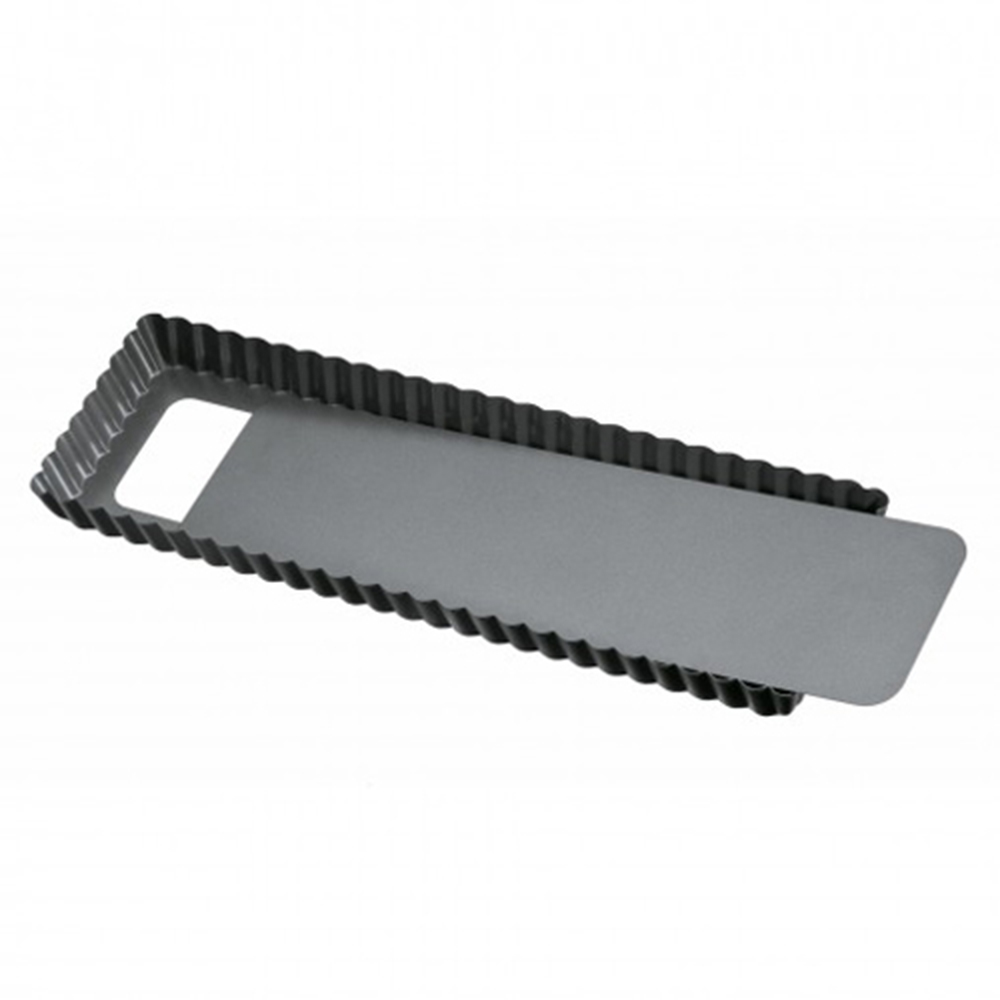 molde rectangular para quiche tarta base desmontable 35×13 cm la forme plus kaiser