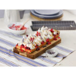 molde rectangular para quiche tarta base desmontable 35×13 cm la forme plus kaiser