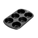 molde para 6 muffins con antiadherente muffin world