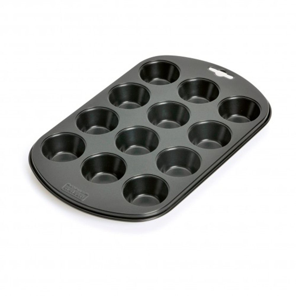 molde para 12 muffins con antiadherente muffin world kaiser