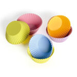 juego de capacillos de silicón para muffins bollos panecillos colores surtidos 6 pzs muffin world kaiser