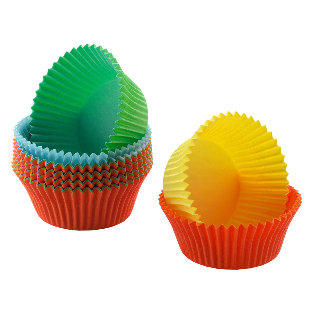 juego de 150 capacillos para bombones chocolates trufas colores surtidos d4,5 cm muffin world kaiser
