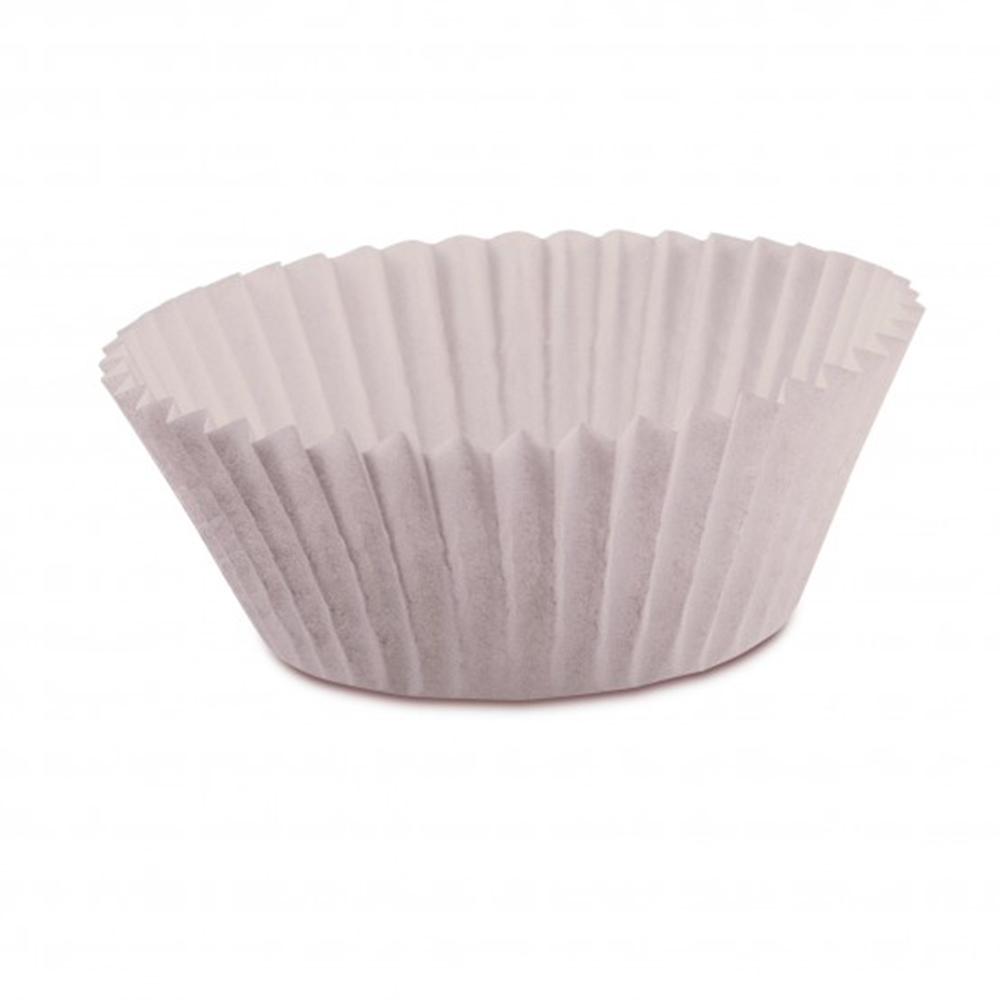 juego de 200 capacillos blancos de papel para muffins 4,5 cm muffin world kaiser