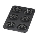 molde perforado para 6 bollos pan 28x19x3 cm inspiration