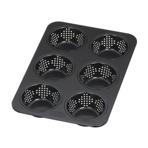 molde perforado para 6 bollos pan 28x19x3 cm inspiration