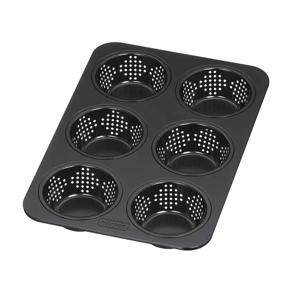 molde perforado para 6 bollos pan 28x19x3 cm inspiration