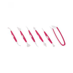 set utensilios moldeadores 6 pzs fondant kaiser
