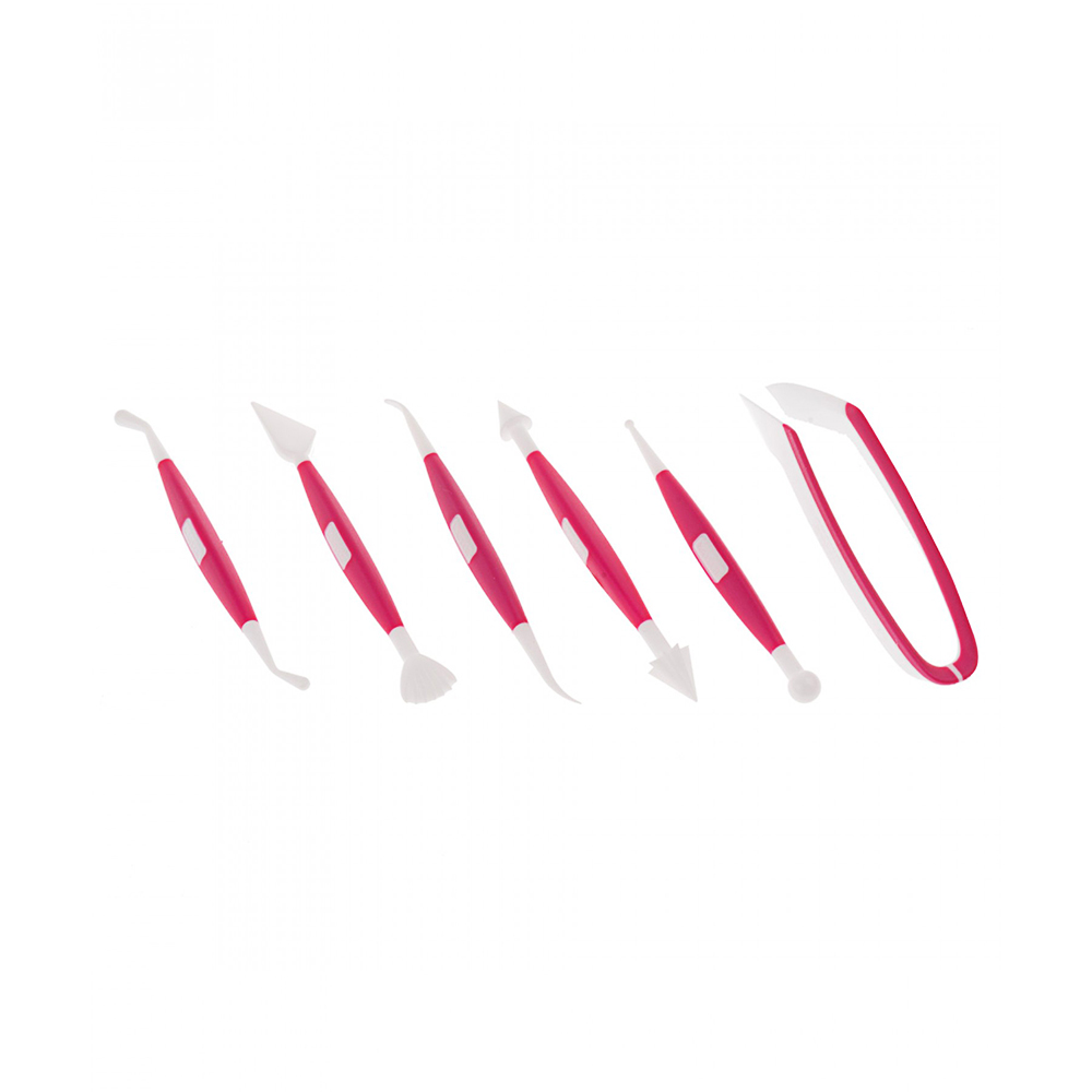 set utensilios moldeadores 6 pzs fondant kaiser