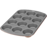 molde para 12 muffins evercream colours coral kaiser