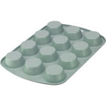 molde para 12 muffins evercream colours verde kaiser