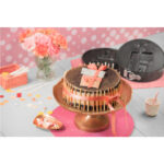 set de moldes para hornear molde y 2 bases d26 cm kaiser