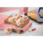 molde rectangular con tapa de plastico con asa para llevar bake take kaiser