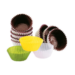 juego de 200 capacillos para bombones chocolates trufas colores surtidos d3,5 cm patisserie kaiser