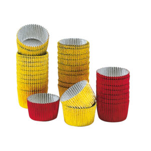 juego de 30 capacillos para bombones chocolates trufas aluminio colores patisserie kaiser