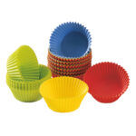 juego de 150 capacillos de papel para muffins bollos panecillos colores surtidos patisserie kaiser