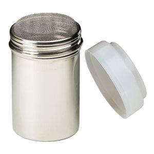 bote dosificador de azucar acero inoxidable con tapa patisserie kaiser