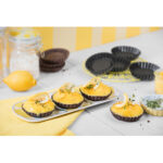 juego de 6 minimoldes para tartaletas con antiadherente 10 cm patisserie kaiser