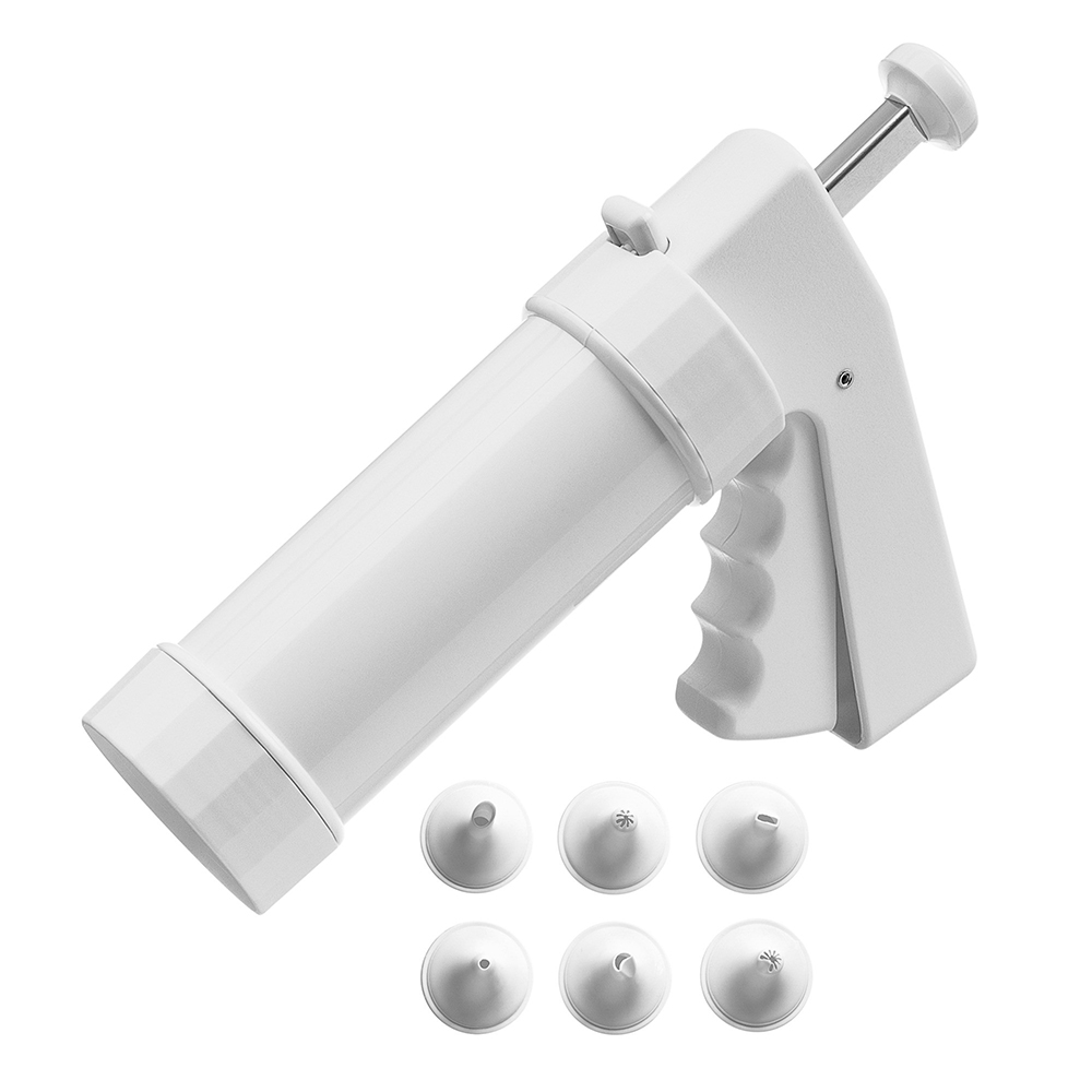 pistola para reposteria y decorar plastico con 10 discos y 6 boquillas duyas patisserie kaiser