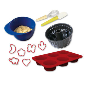 juego de moldes para ninos 11 pzs bake and play kaiser