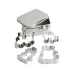 juego de anillos para canapes bocadillos princesa oso locomotora dinosaurio 4 pzs kids piccantini