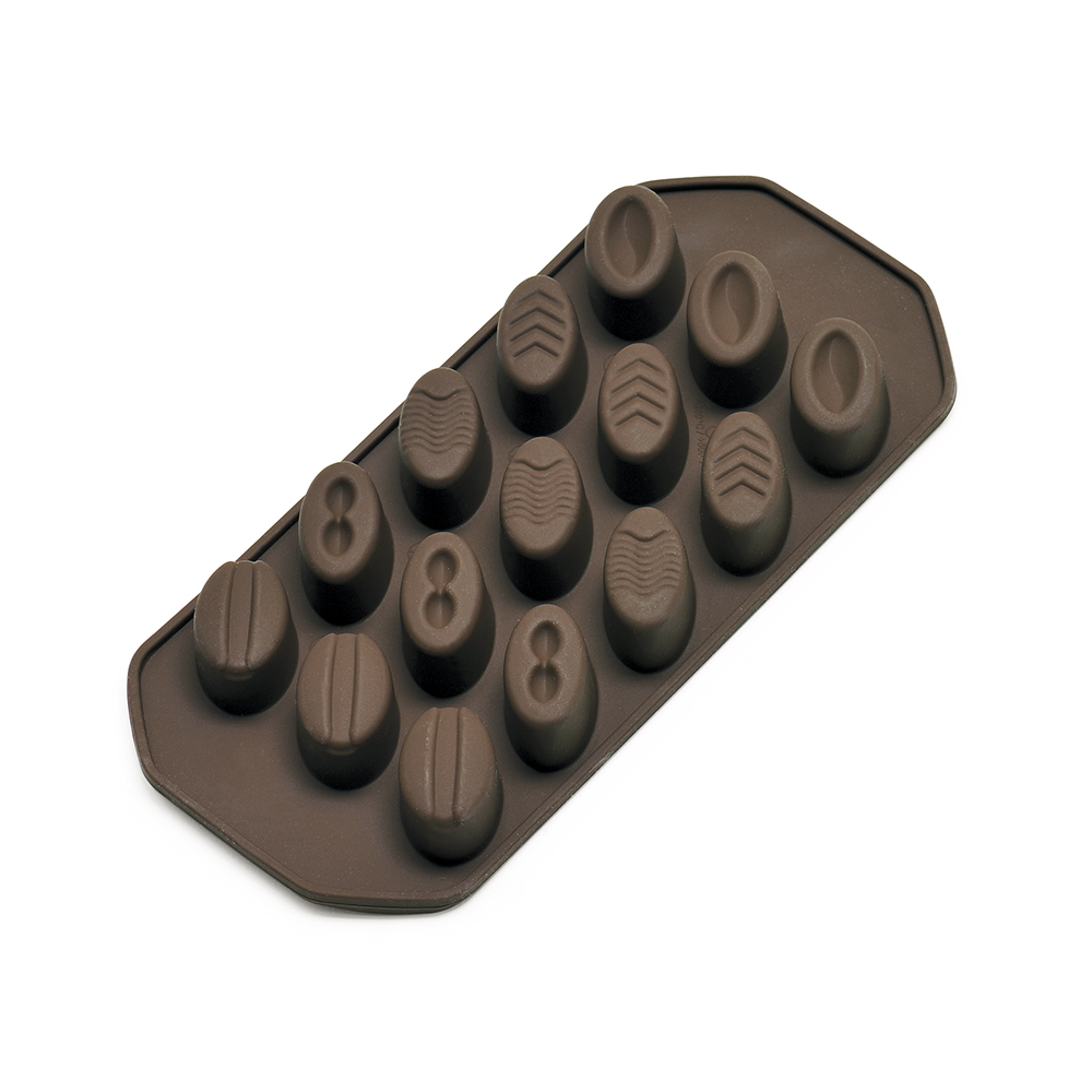 molde de silicón para chocolates mocha ”beans pralines” 1 2 3