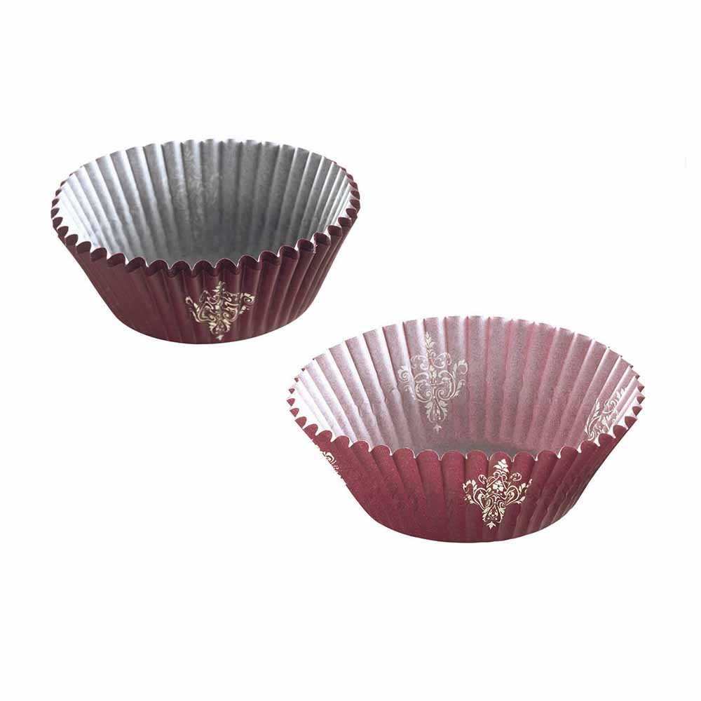 juego de capacillos para muffins 50 pzs 7 cm flora kaiser