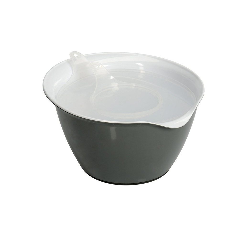 bowl para verter con pico antracita blanco 4 l patisserie